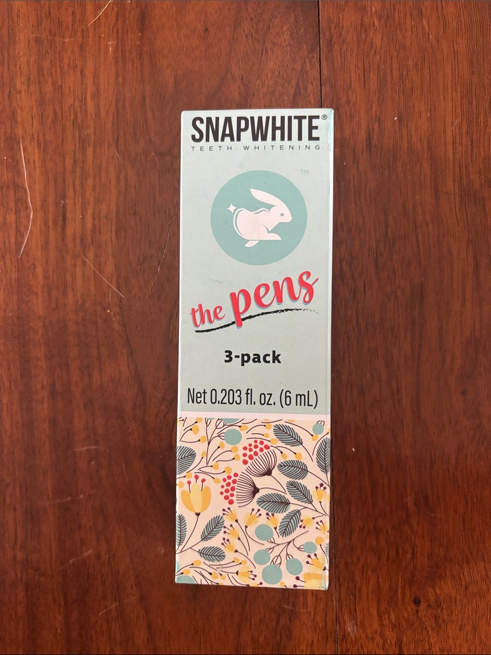 NEW- SNAPWHITE 3-Pack Teeth Whitening Pens